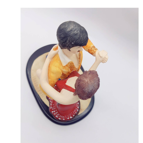 Vintage Tango 10" Dance Sculpture 1989 A.E.P. Albert E Price Bellmawr New Jersey - Picture 7 of 16